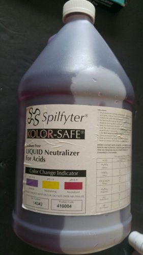 Spilfyter 410004 specialty spill control liquid acid neutralizer 1 gallon for sale