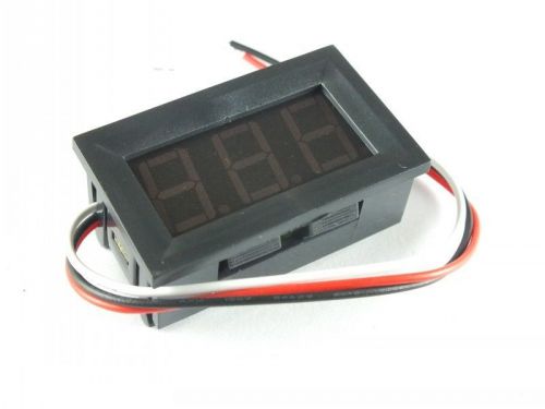 Green  led digital voltmeter panel three-wire 0-100v dc digital voltmeter for sale