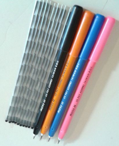 4 mechanical pencils instant automatic pencils and 10 tubes leads /New