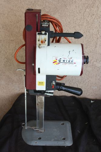 Seneca chief 10&#034; industrial straight knife fabric cutter 110/220v for sale