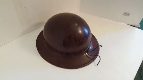 Antique or Vintage BETHLEHEM STEEL Ironworker Adjustable Hard Hat Safety Helmet