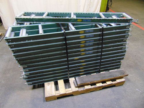 10 Pcs Hytrol 5&#039; Gravity Roller Conveyor Sections