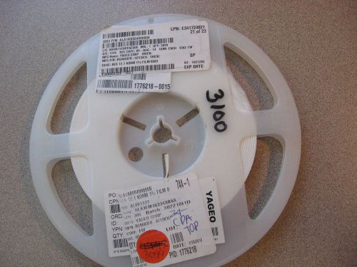 Reel of PCB Components MFG No: RC0603FR-712K1L Qty on Reel: 3100