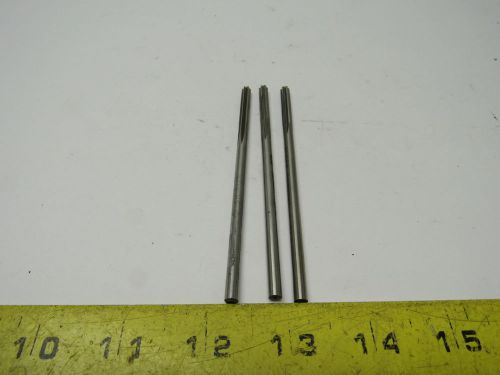 Morse .1875 dia. straight 6 flute chucking reamer lot of 3 for sale