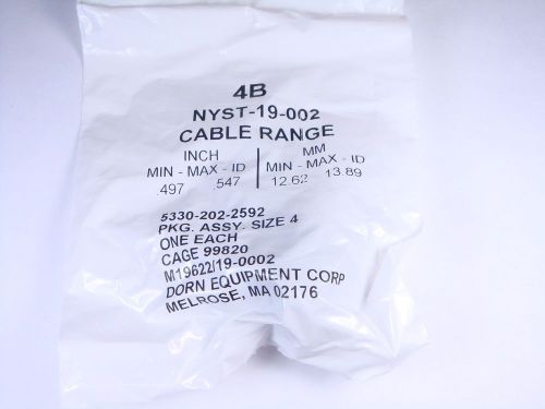 NYST-19-002 Dorn Packing Assembly for Nylon Stuffing Tubes 4B MS19622/19-0002