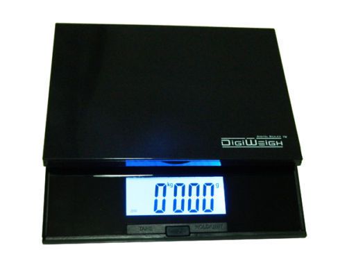 NEW DigiWeigh Digital Postal Scale 2 oz to 52 Lbs,  XP Series-Color Black