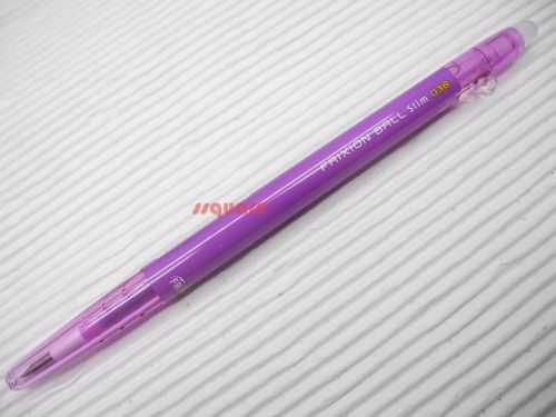 2 Pilot FriXion Ball Slim 0.38mm Erasable Rollerball Gel Ink Pen, Purple