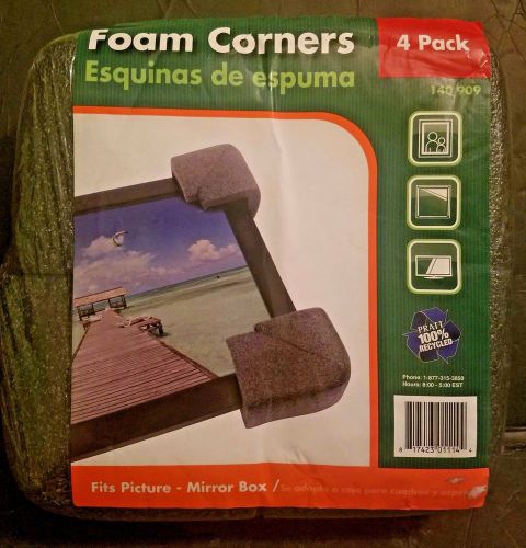 FOAM CORNER PROTECTORS-4 PACK. FITS PICTURE- MIRROR BOX.