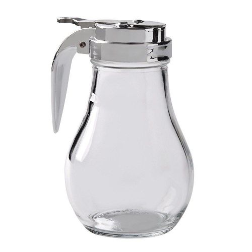 Thunder Group GLTWSY014 Syrup Dispenser with Cast Zinc Top, 14-Ounce