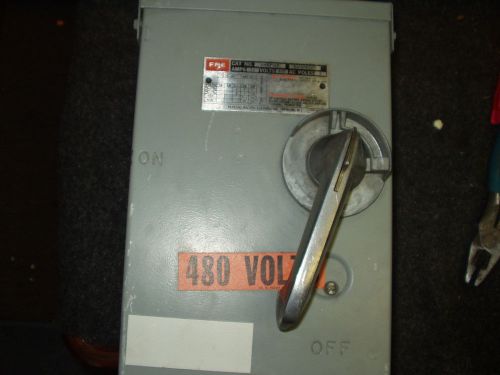 heavy duty FPE electrical switch 30 amps 600V, 30AMP  3PH type