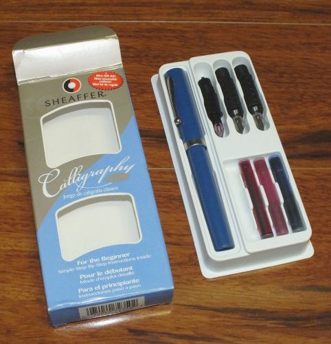 Sheaffer Fountain Pen Calligraphy Classic For the Beginner Mini Gift Kit *READ*