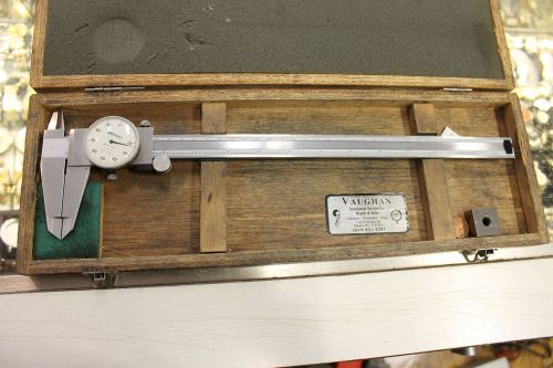 Mitutoyo 0-12&#034; Dial Caliper model 505-645-50 with case Machinist Tool