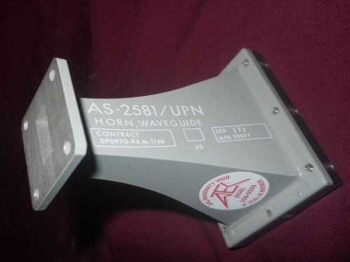Narda Horn Waveguide Model 22469-B3 2.4-18GHz  Nom Gain 16.5 db  AS 2581/UPN