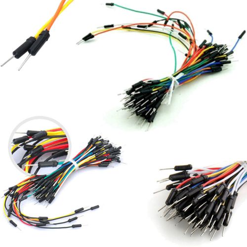 65pcs Male to Male Jumper Wire cable kit for Solderless Breadboard Arduino