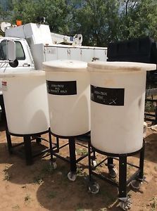 Chem Tainer Hazmat 30 gallon tanks with stands