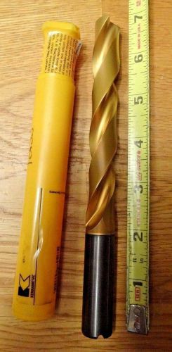 NEW Kennametal 5/8&#034; Coolant thru Drill 2F Solid Carbide. .625&#034;  6.5&#034; OAL.