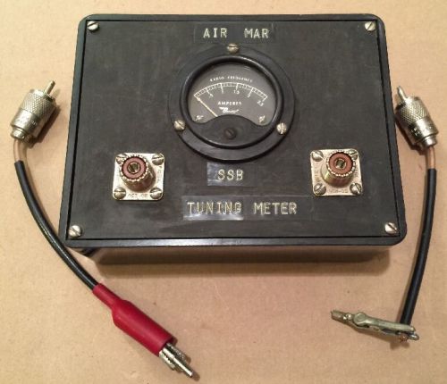 Bendix Amperes Panel Gauge Meter Radio Frequency SK303 Test Tuning Box
