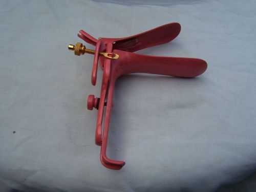 LETZ Coated Graves Vaginal Speculum Smoke Evacuation MEDIUM EURO-MED F-205