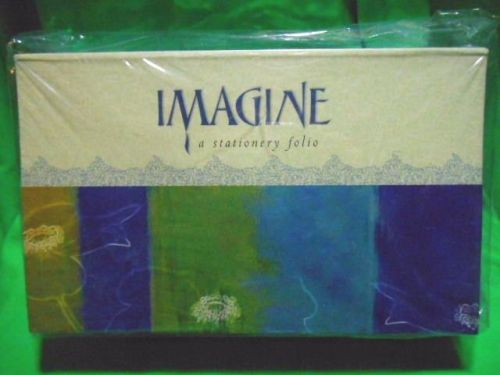 new $17.95 Brush Dance IMAGINE FLORAL Stationary Set 16 CARDS NOTES ENV SEALS