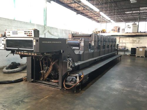 HEIDELBERG SM 102, YEAR: 1987, ALCOLOR DAMPENING, SIX COLOR PRESS + Coated