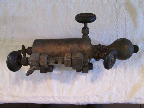 Large Antique Collectible Detroit Lubricator Co. Steam Oiler