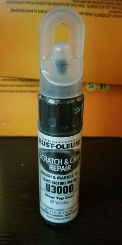 Automotive Scratch &amp; Chip Repair Marker, Clear Top Coat