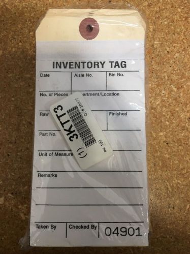 Inventory Tag 3KTT3 New (pk 100)