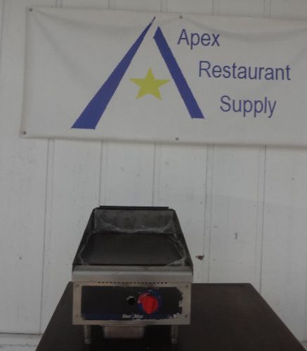 Star Max 15&#034; Countertop Gas Flat Griddle #1709