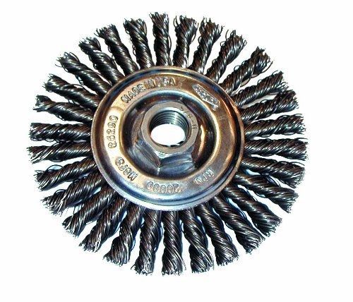 Osborn 26400sp knotted wire wheel stringer bead brush, carbon steel, 0.020&#034; wire for sale