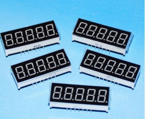 4pcs LED Segments 5digital RED Display 0.36inch 7 Segment 14 pins Display Module