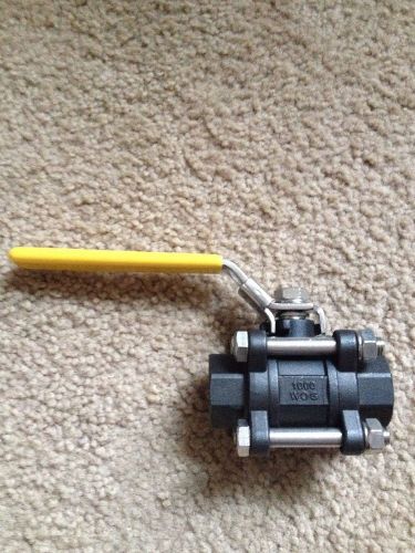 Jamflow weld end  3 peice ball valve 3/4&#034;&#034; wcb 1000 wog for sale