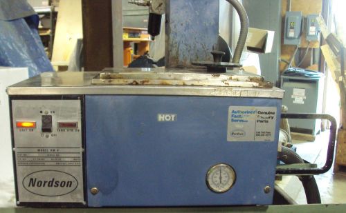 Nordson hot melt 5, hm v, glue applicator system w/hose, no gun, 230v, 1ph for sale