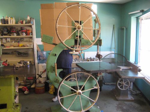 36&#034; bandsaw- s a woods co. patented 1887 for sale