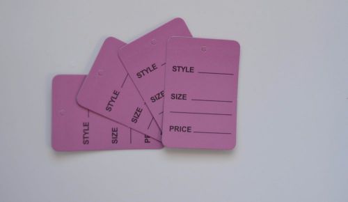 2000 Purple Merchandise Price Jewelry Garment Store Paper Small Tags 4.5x2.5cm