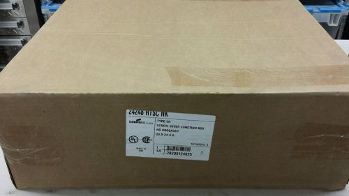 Cooper b-line 24248 rtsc nk screw cover junction box no knockout 3r 24x24x8 for sale