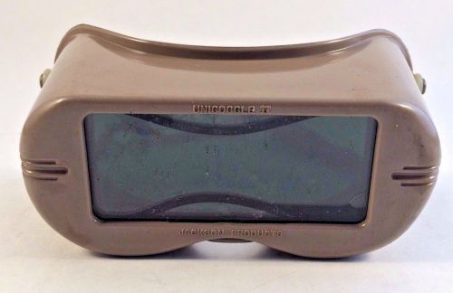 Vtg jackson products wr-600 unigoggle ii steam punk industrial welding goggles for sale