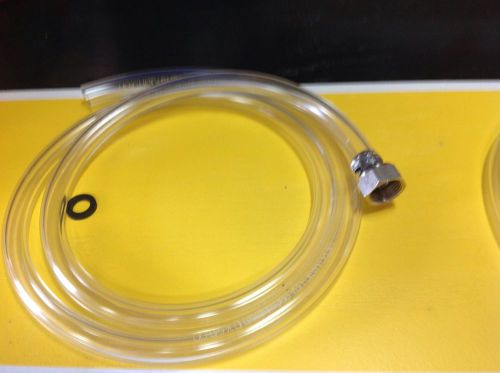 Micro matic 3/8 clear beer line 5ft with  single hex nut assembly for sale