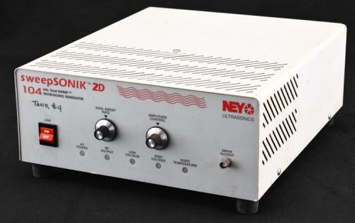 Ney sweepsonik 2d 104khz dual-sweep microsonic ultrasonic cleaning generator for sale