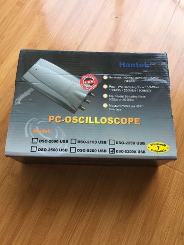 Hantek New DSO5200A PC-Based Lab Digital Oscilloscope 250MS/s 200MHz 2 Channel