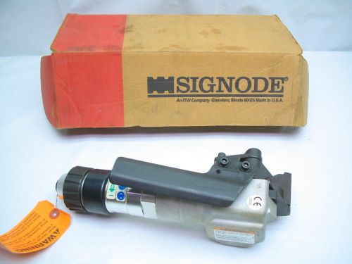 New signode pn2-114 pneumatic strapping tensioner 3/4&#034; to 1-1/4&#034; steel banding for sale