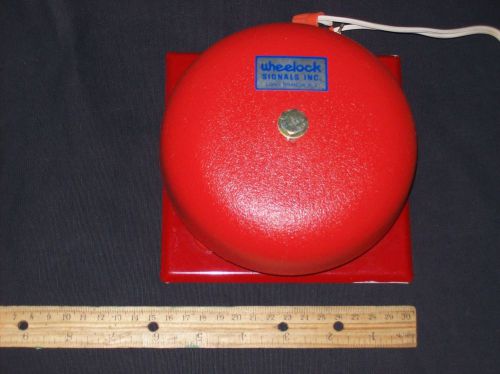 Wheelock signals inc. fire alarm bell for sale