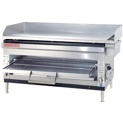 Grindmaster cecilware hdb2031 gas griddle cheesemelter broiler flat grill nice! for sale