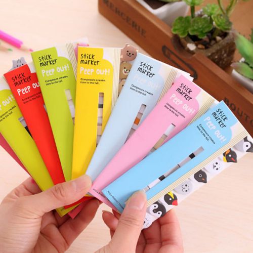 Bookmark Sticky Notes Memo Notebook Stationery Papelaria School Supplies