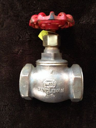 New 2&#034; united brass straight valve 200 wog 125 wsp for sale