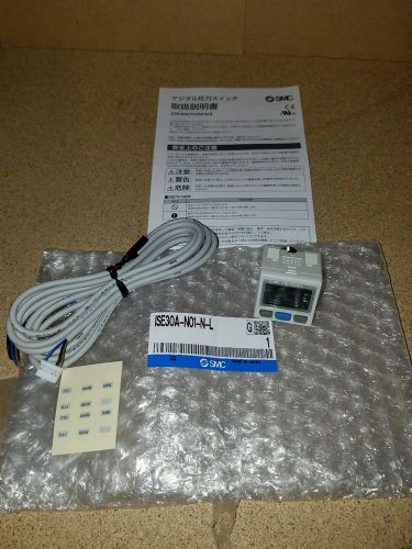 SMC # ISE30A-N01-N-L PRECISION DIGITAL PNEUMATIC PRESSURE GAGE AND SWITCH - NEW