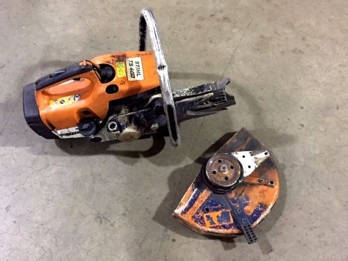 USED STIHL TS400 TS 400 12&#034; CONCRETE CUTQUIK CUTOFF SAW, PARTS SAW ONLY!