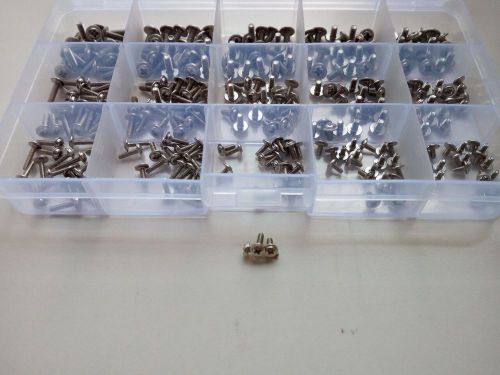 300pcs M2 M2.5 M3 Philips Round With Washer Screws Cross Socket Screw Bolts Bolt