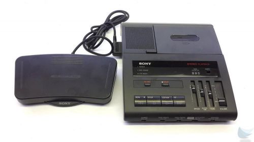 Sony bm-87-dst cassette transcriber dictation system tested &amp; working for sale