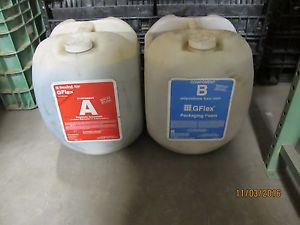 Sealed Air Instapak GFLEX polyurethane foam resin 2 part Packaging Foam Jugs