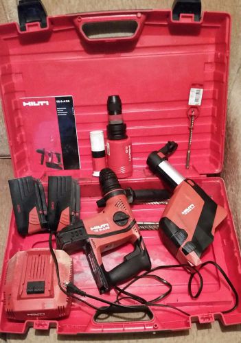 Hilti rotary hammer drill &amp; dust control pkg te 6-a36 for sale
